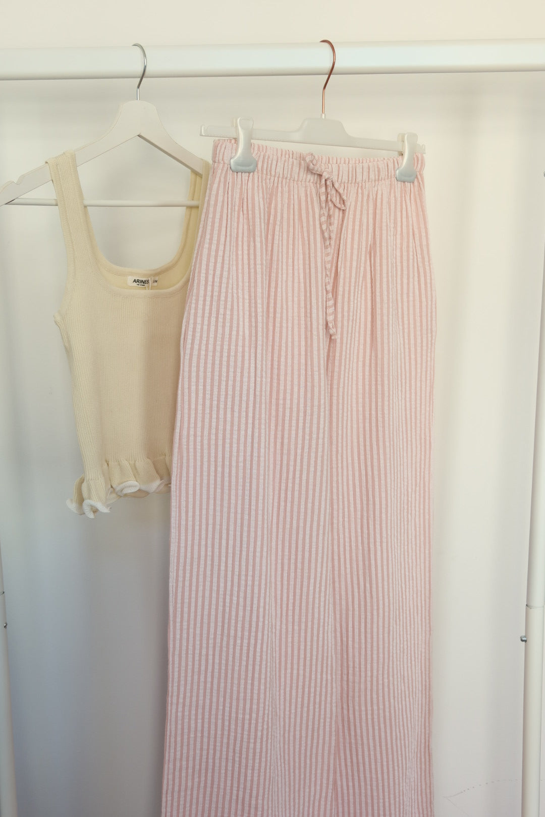 Hose Musselin stripes