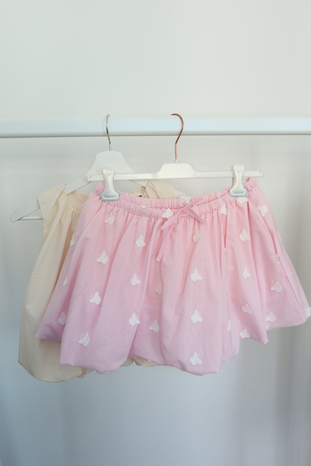 Skirt Butterfly rosa