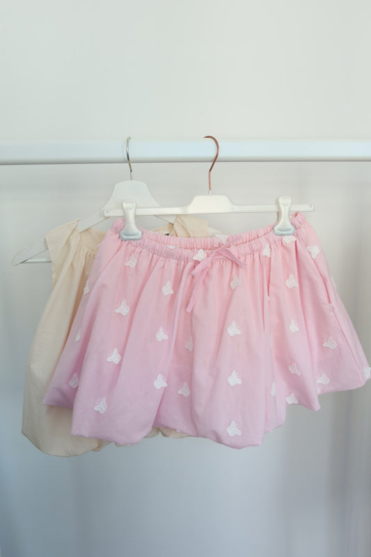 Skirt Butterfly rosa
